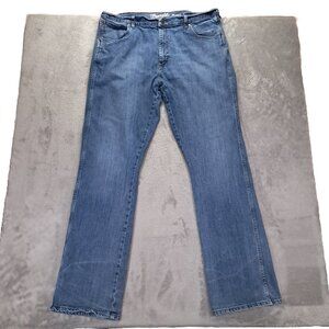 Wrangler Retro Jeans Men 39x35, Tag 38x36 Relaxed Bootcut Blue Denim Stretch